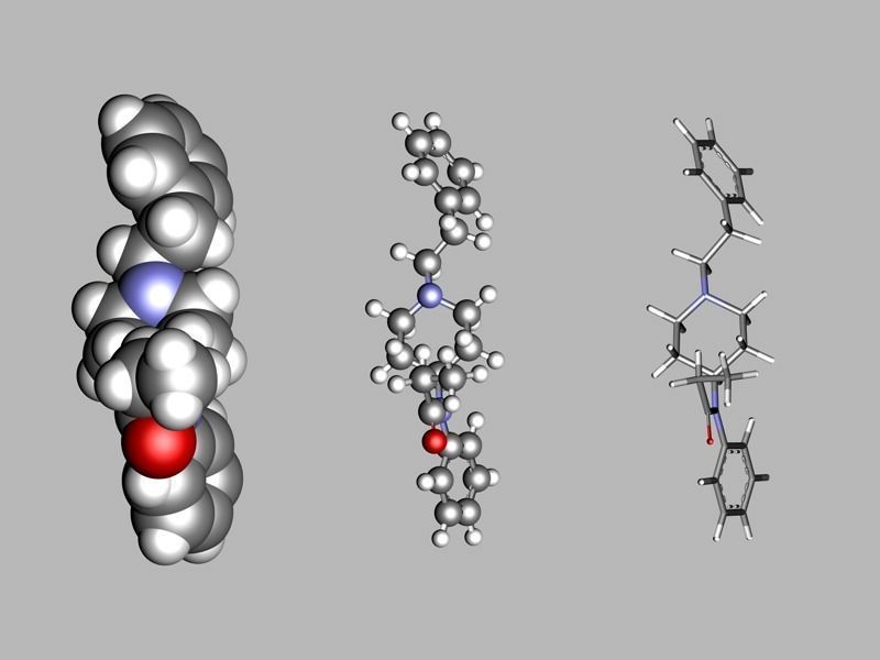 Fentanyl molecule 3D model_9