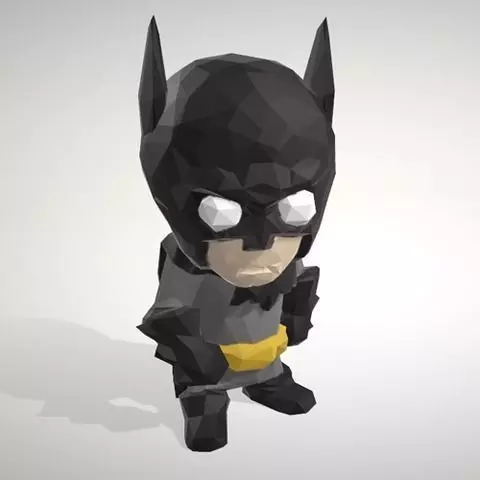 Batman - LowpolyPOP Figurine Free 3D print model