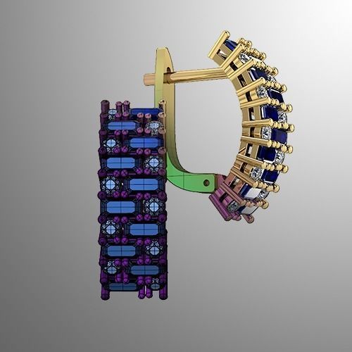 Earrings 29 3D print model_1