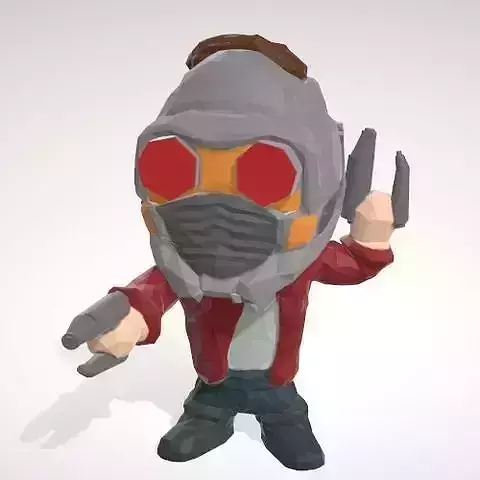 Star Lord - LowpolyPOP Figurine