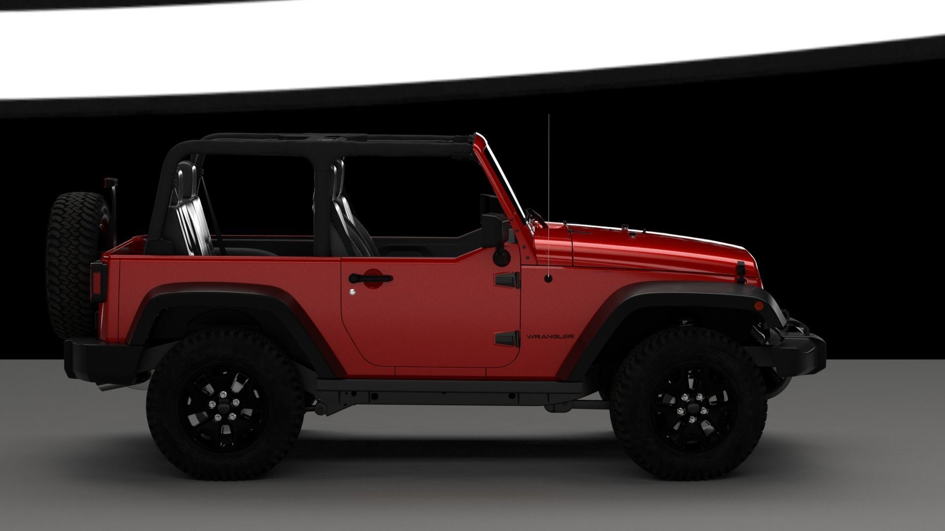 Jeep Wrangler 3D model_3