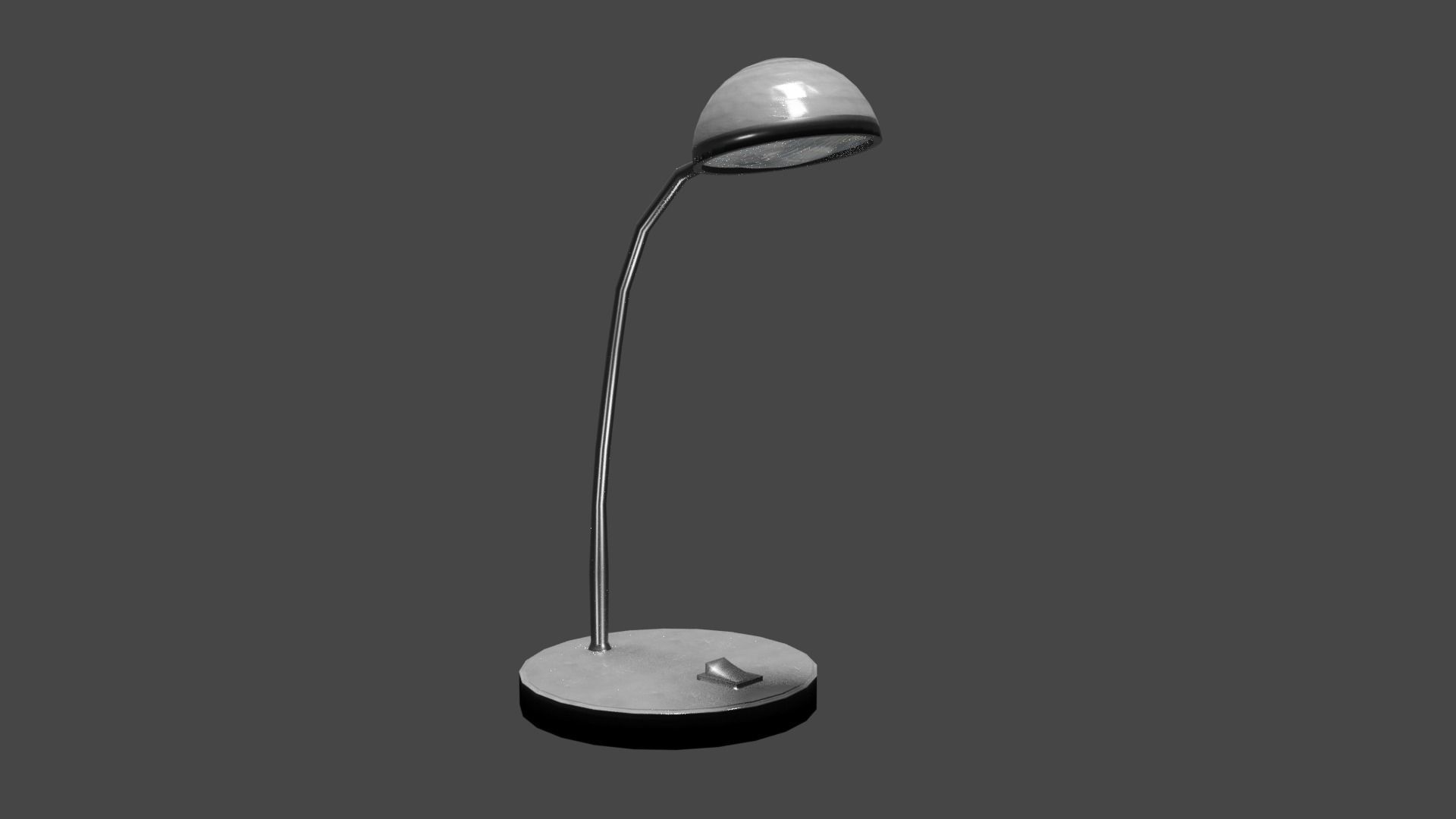 Small Lamp Low-poly 3D model_2