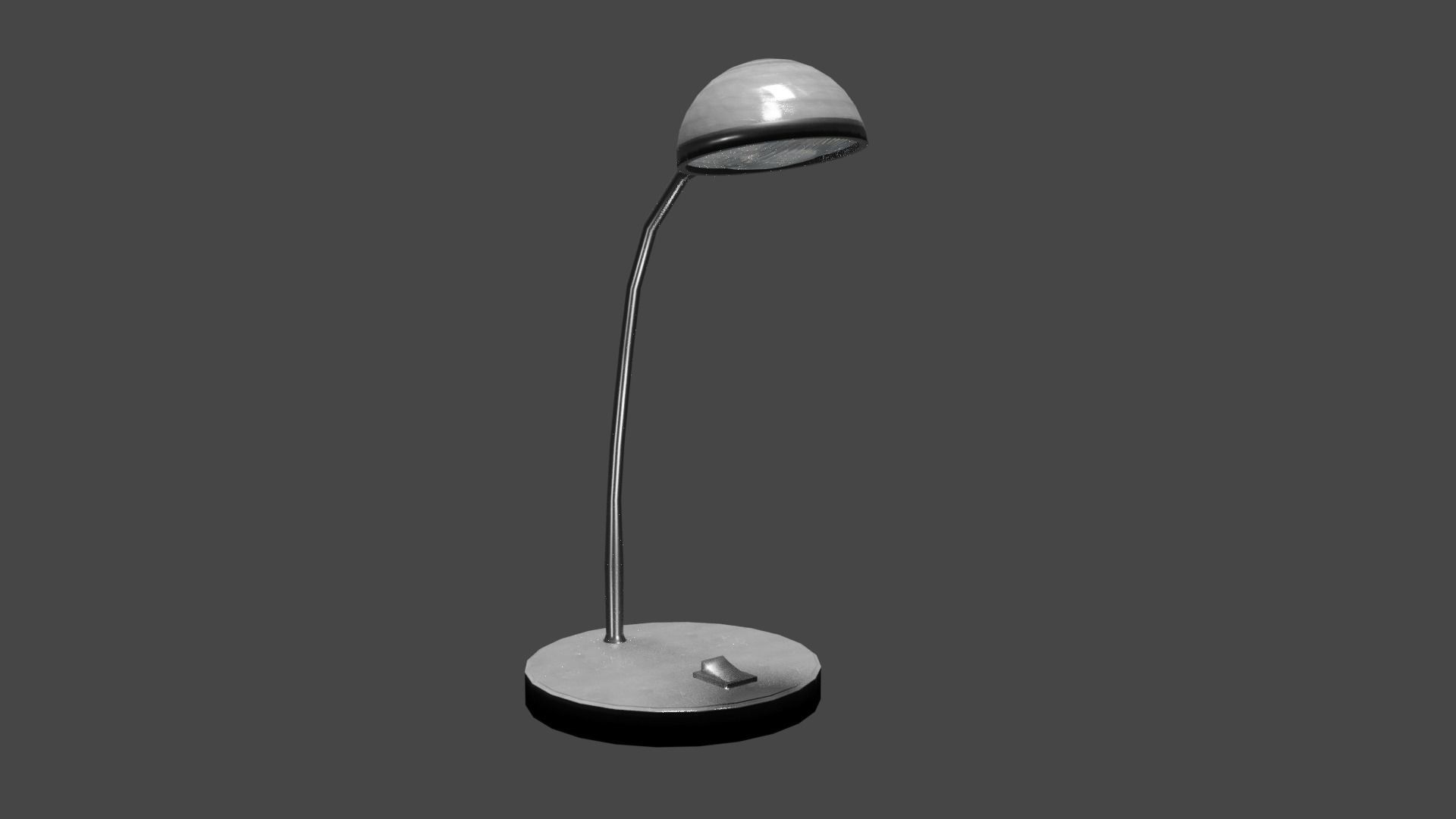 Small Lamp Low-poly 3D model_4