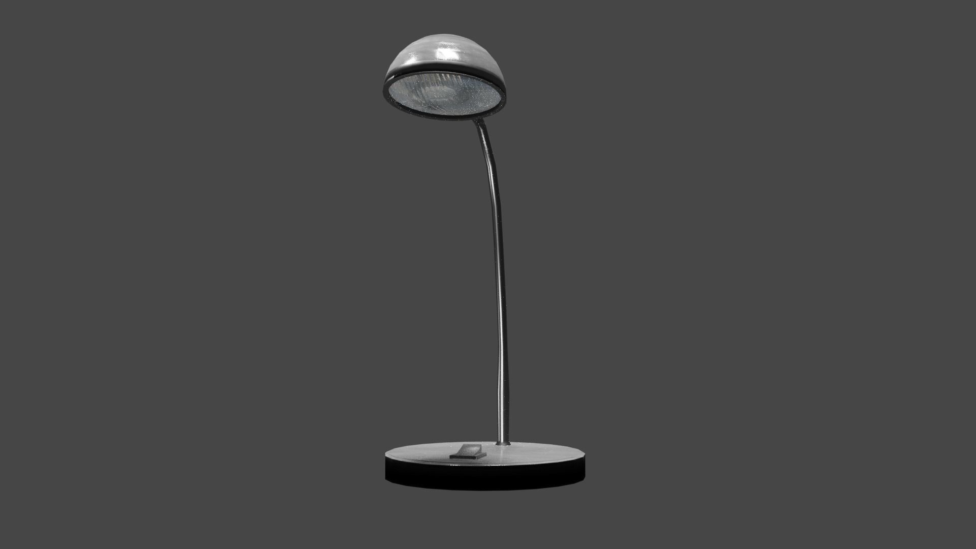 Small Lamp Low-poly 3D model_1