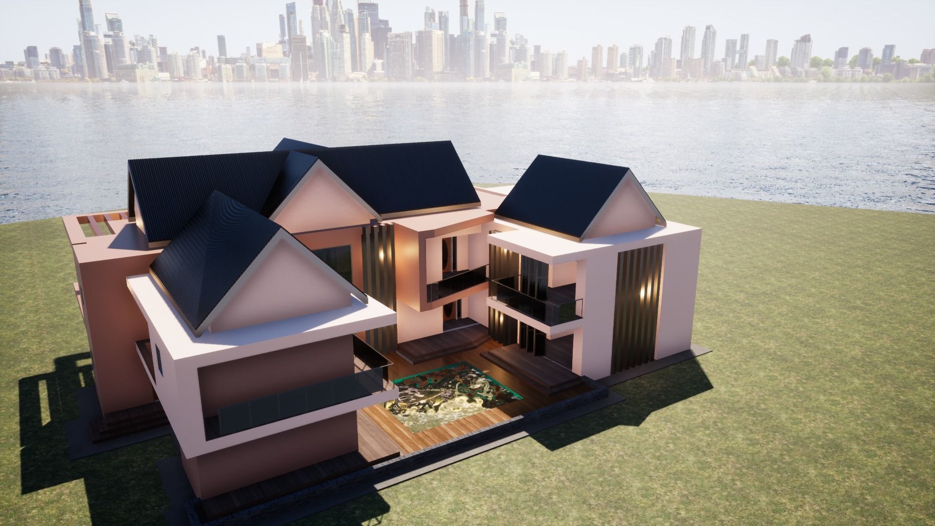 Five Bedroom Mansion 3D model_12