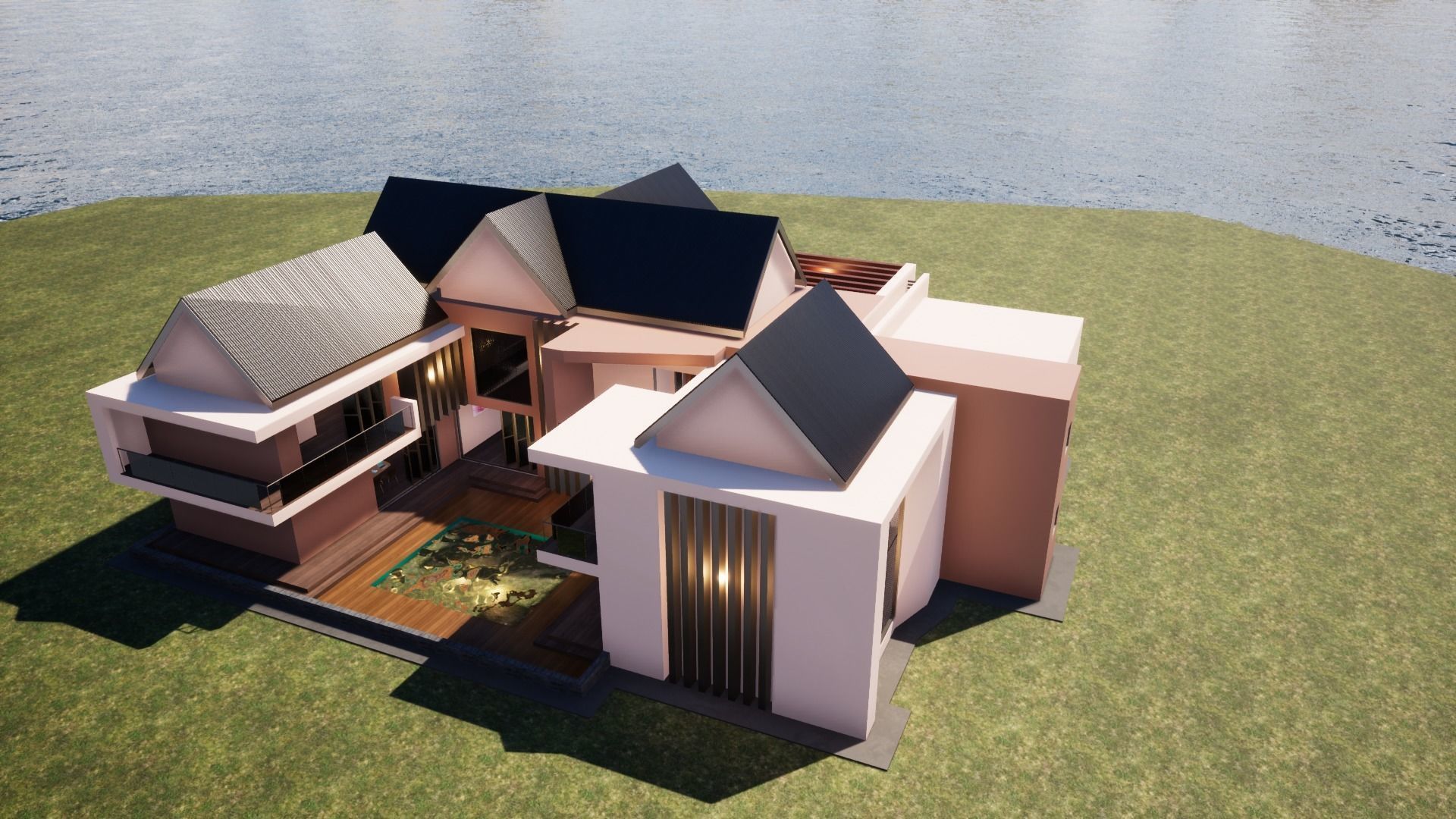 Five Bedroom Mansion 3D model_15