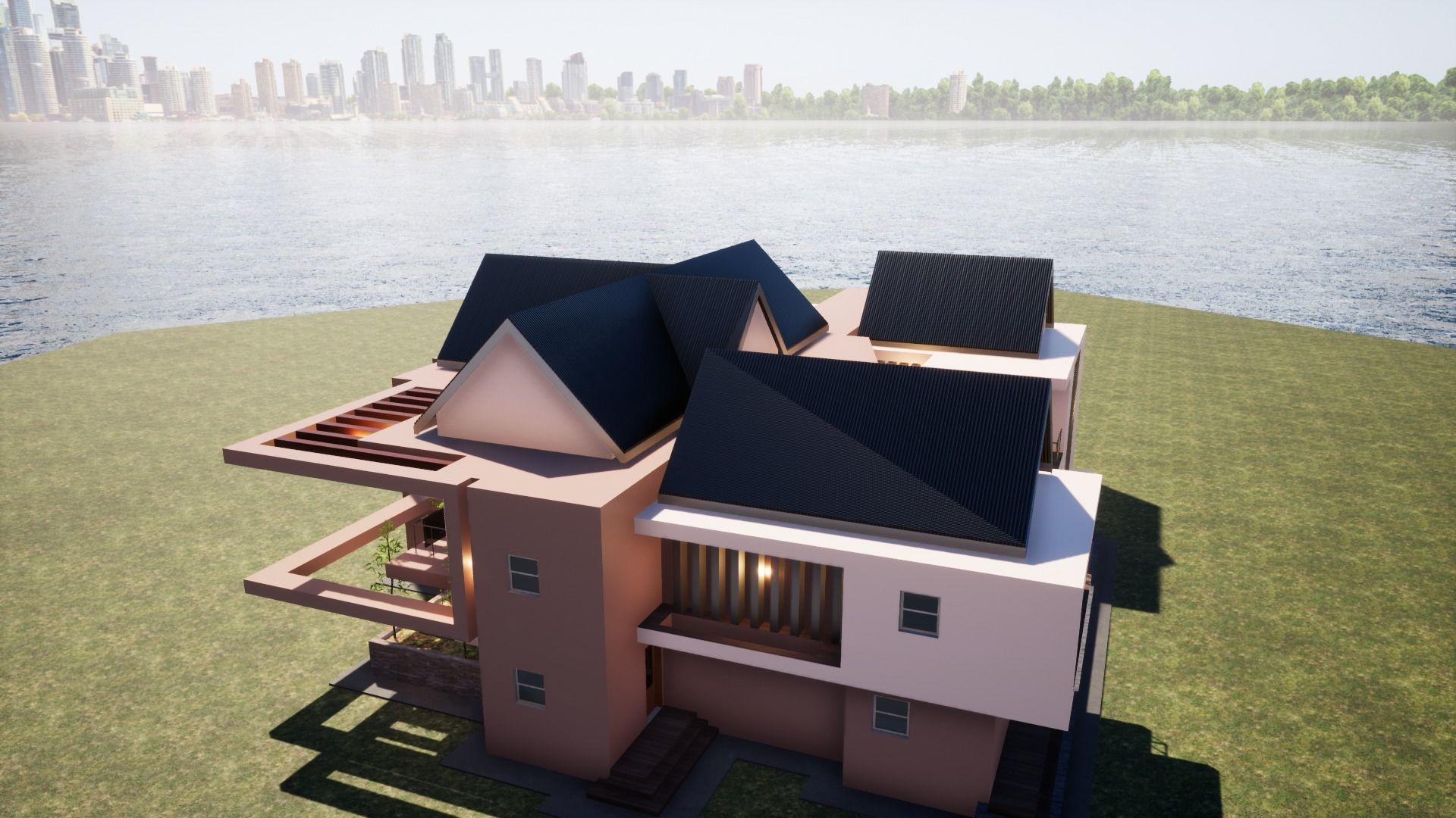 Five Bedroom Mansion 3D model_11