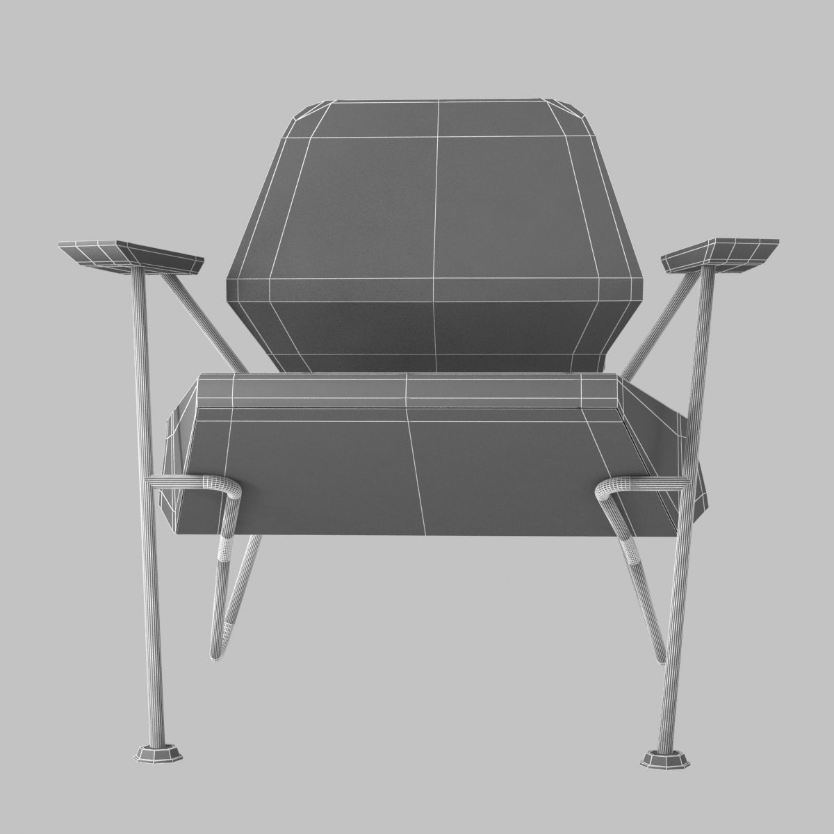 Prostoria Polygon Chair 3D model_8