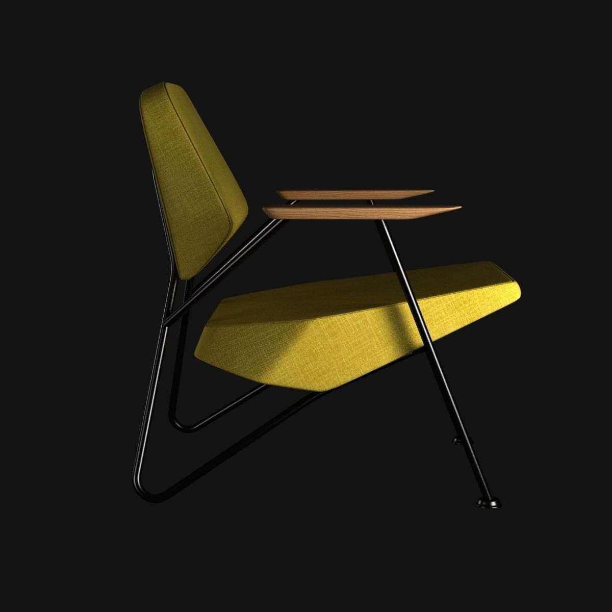 Prostoria Polygon Chair 3D model_1