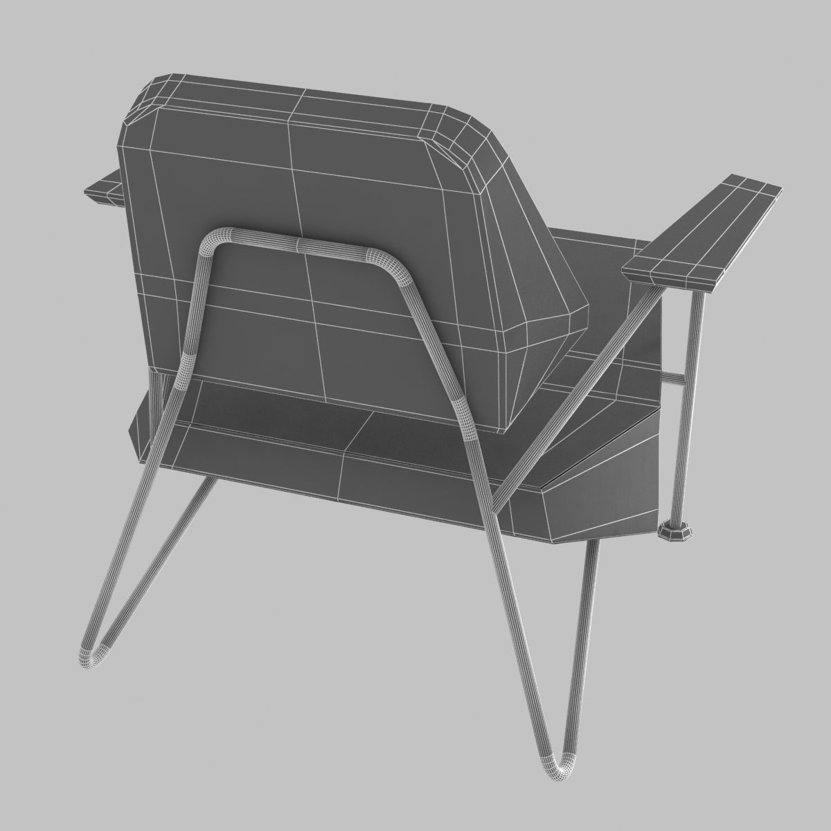 Prostoria Polygon Chair 3D model_10