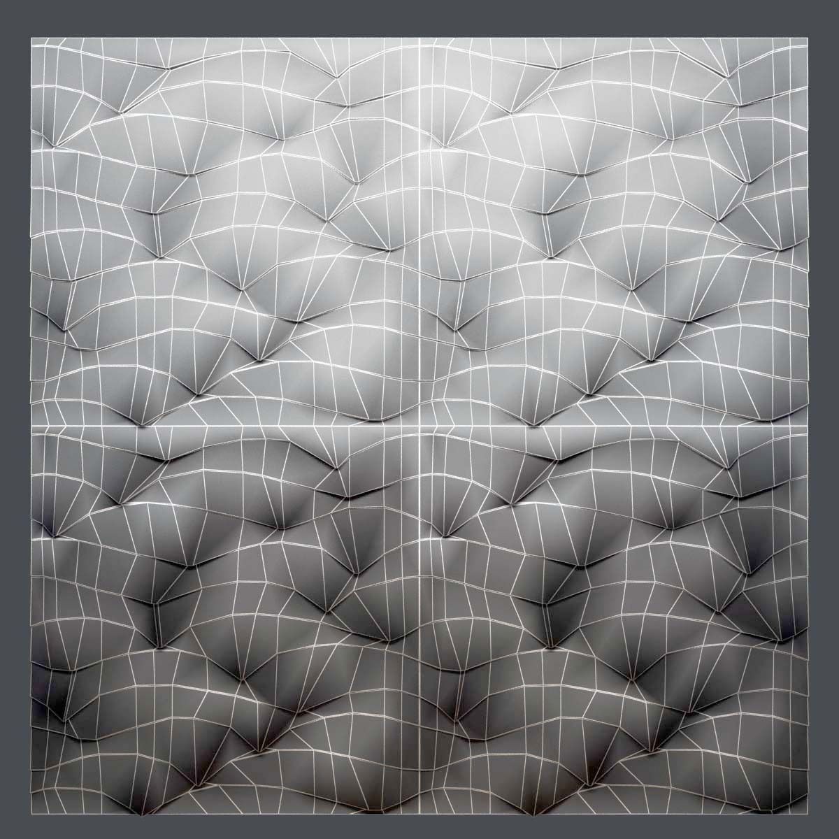 Lithos Design Doge 3D Wall Tiles 3D model_6