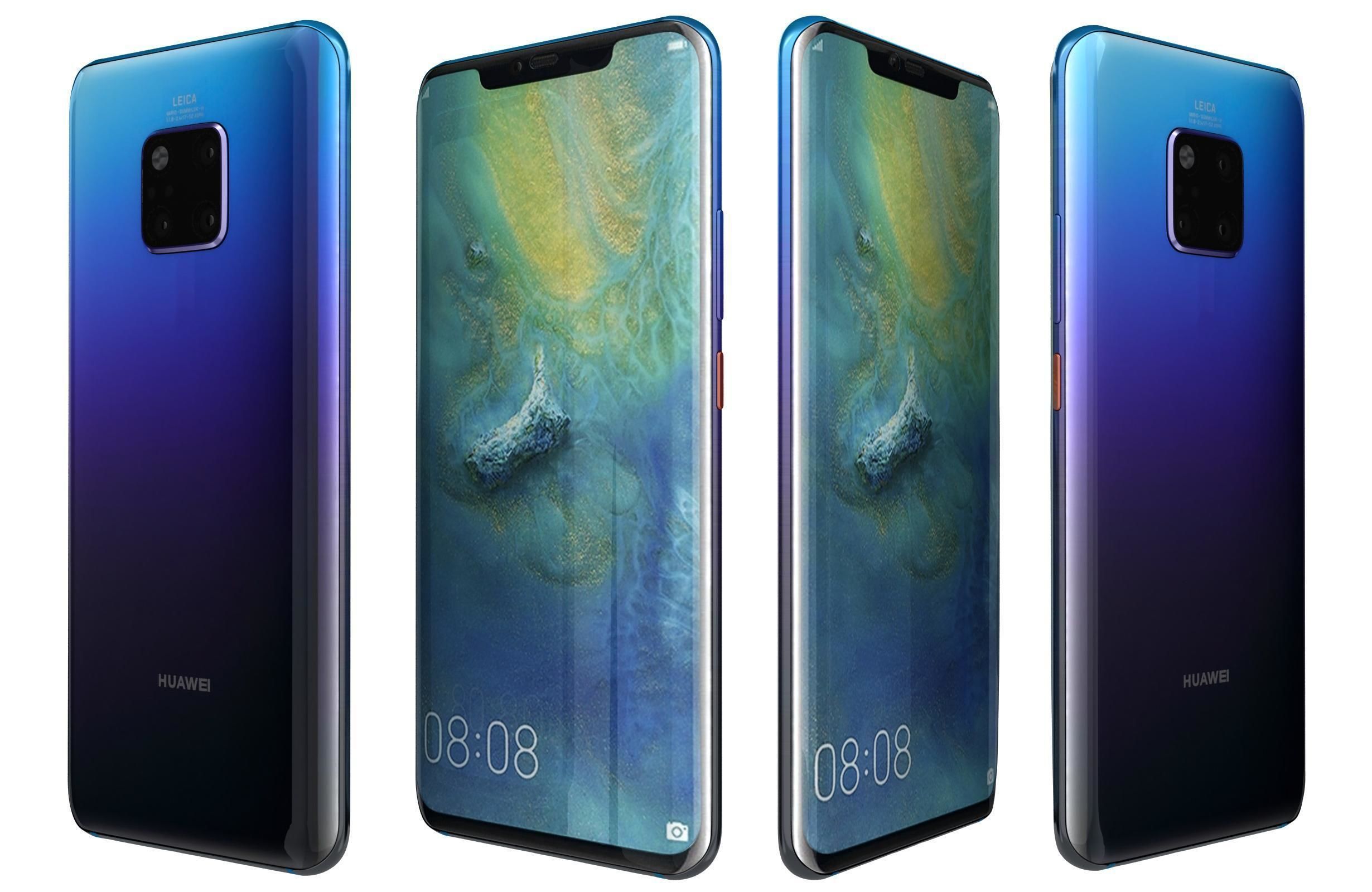 Huawei Mate 20 Pro Twilight 3D model_1