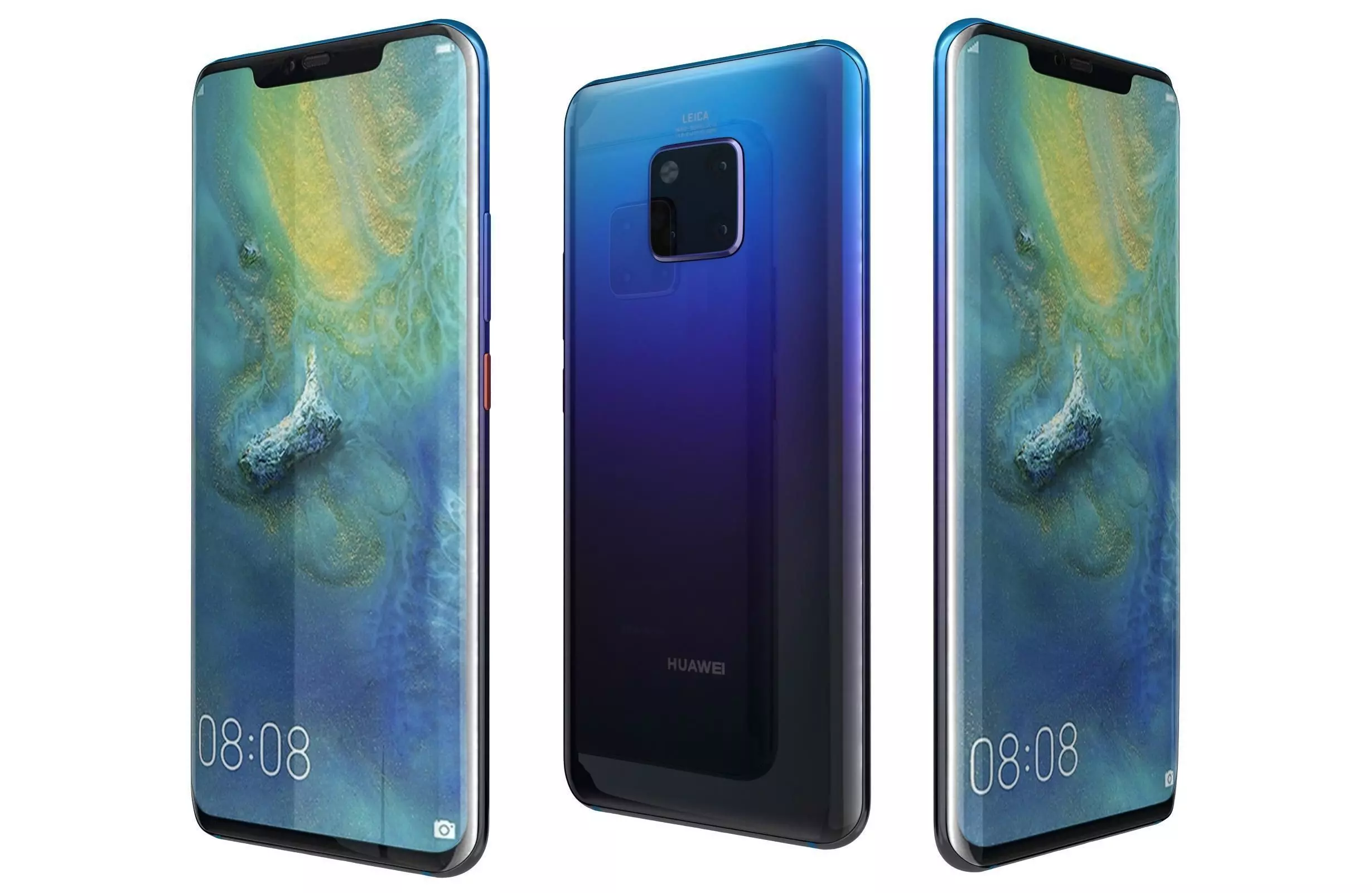 Huawei Mate 20 Pro Twilight 3D model_0