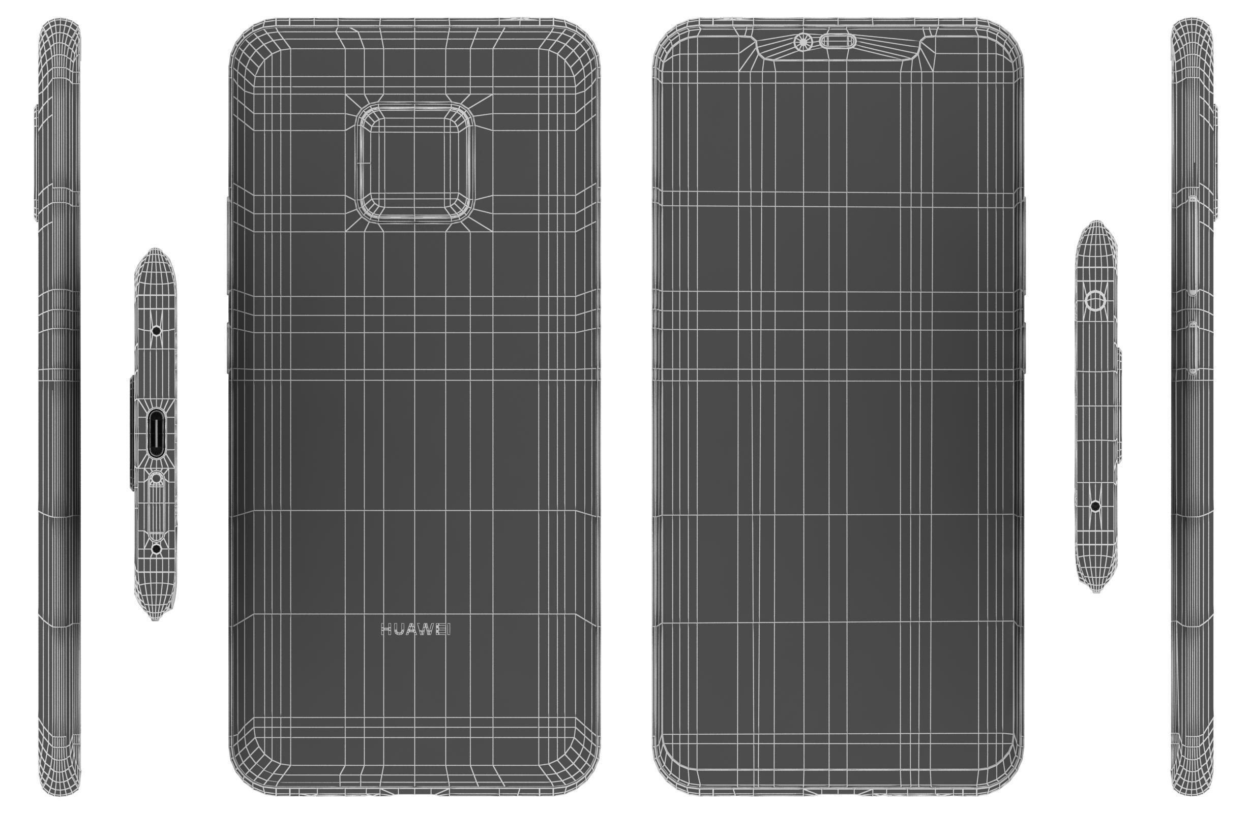 Huawei Mate 20 Pro Twilight 3D model_12