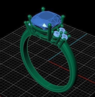 Ring 34 3D print model_8