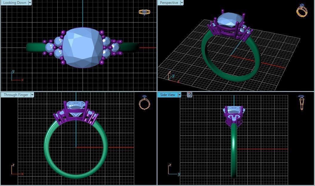 Ring 34 3D print model_6