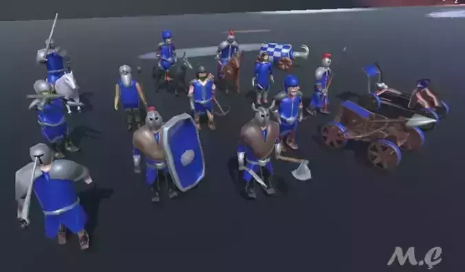 Medieval Soldier Pack