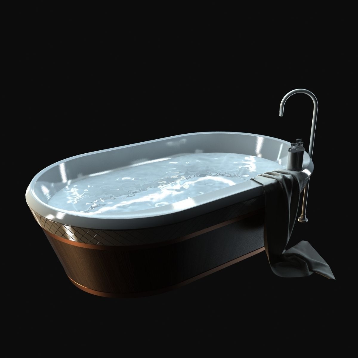 Falper - George Bath With Water 3D model_7