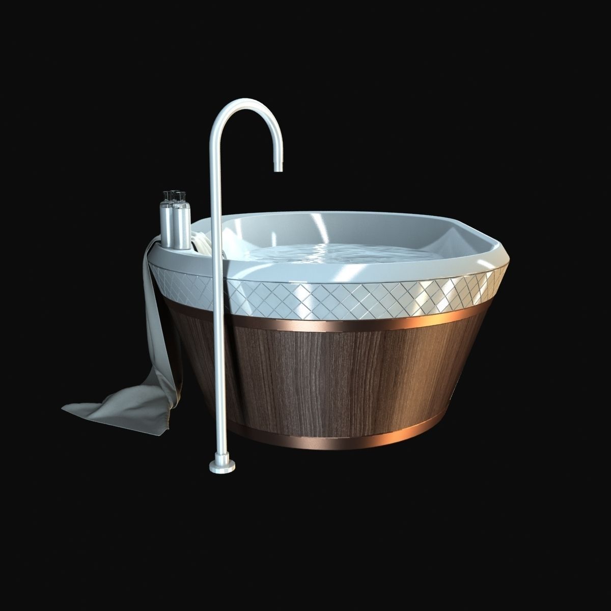 Falper - George Bath With Water 3D model_1