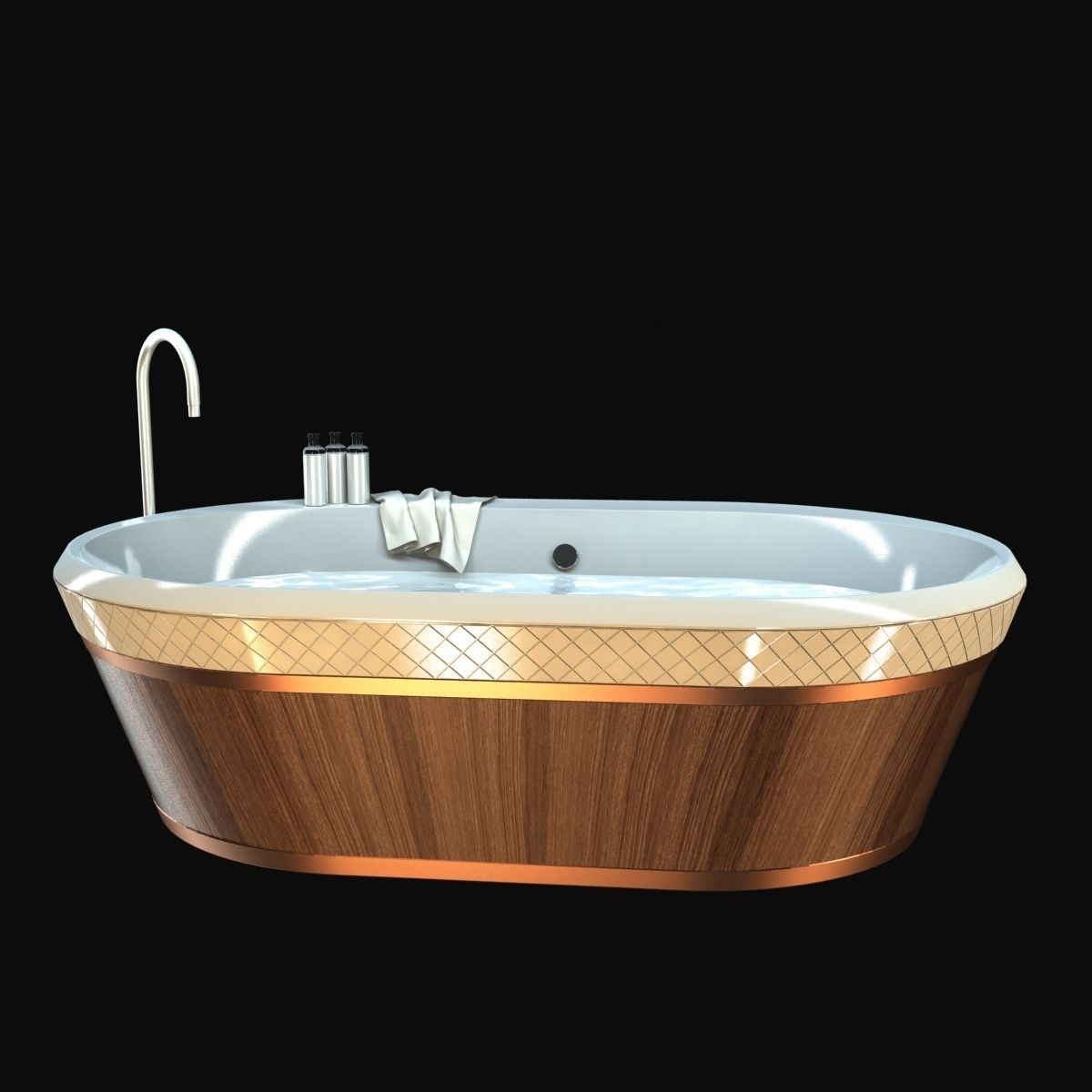 Falper - George Bath With Water 3D model_2