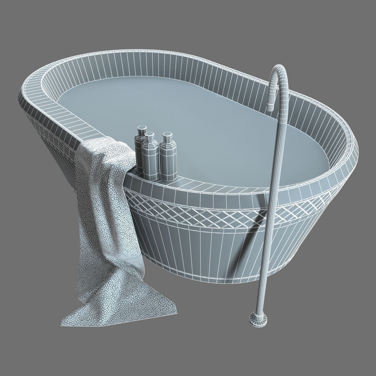 Falper - George Bath With Water 3D model_9