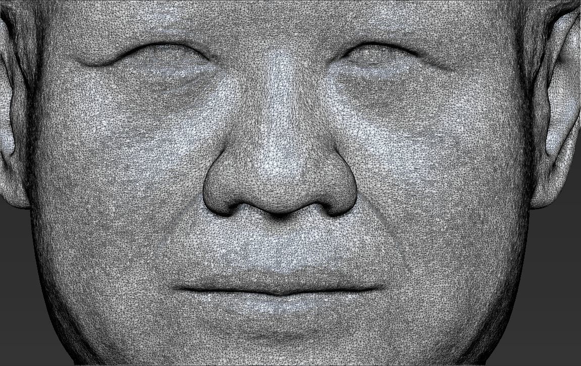 Xi Jinping bust 3D printing ready stl obj formats 3D print model_27