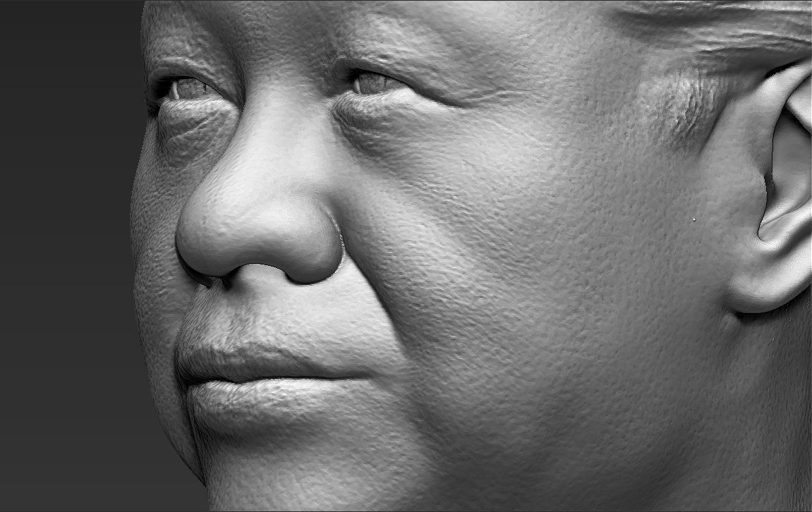Xi Jinping bust 3D printing ready stl obj formats 3D print model_20