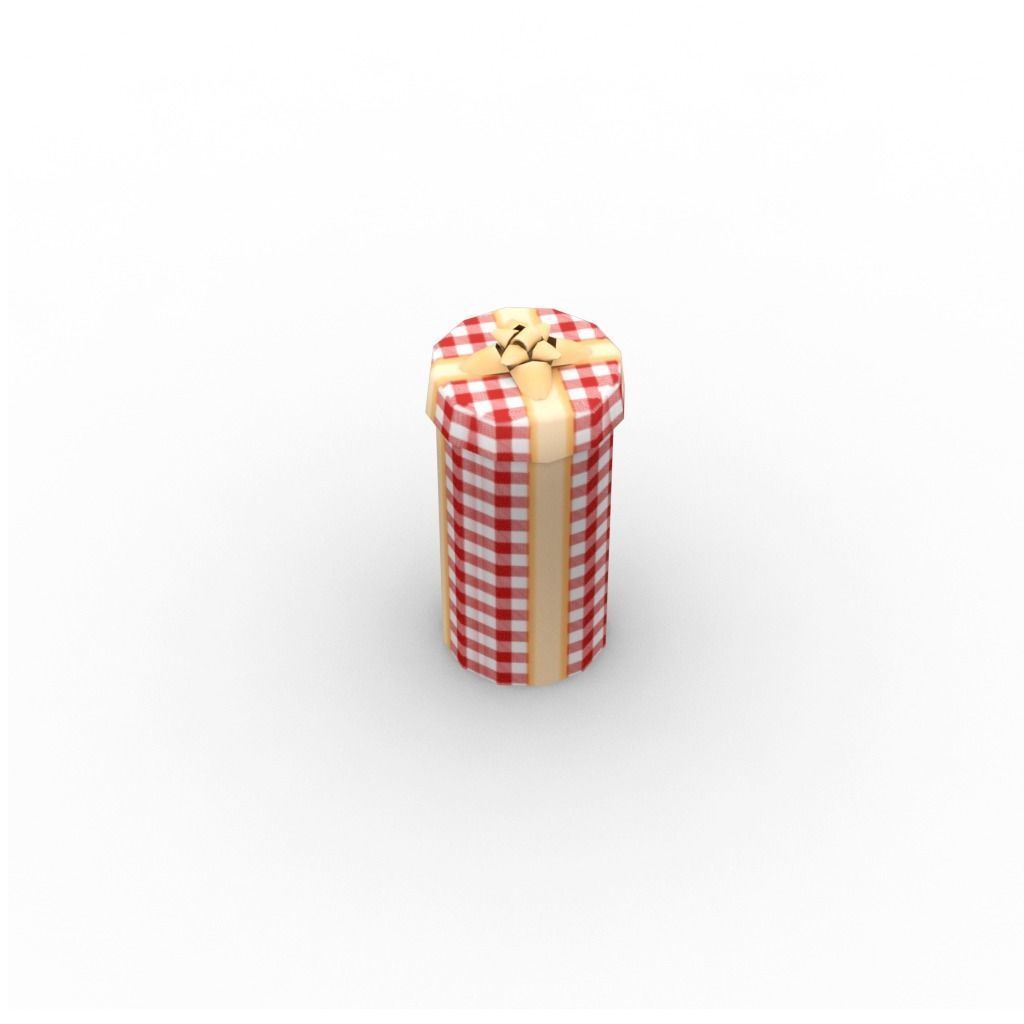 Gift Boxes Low-poly 3D model_18
