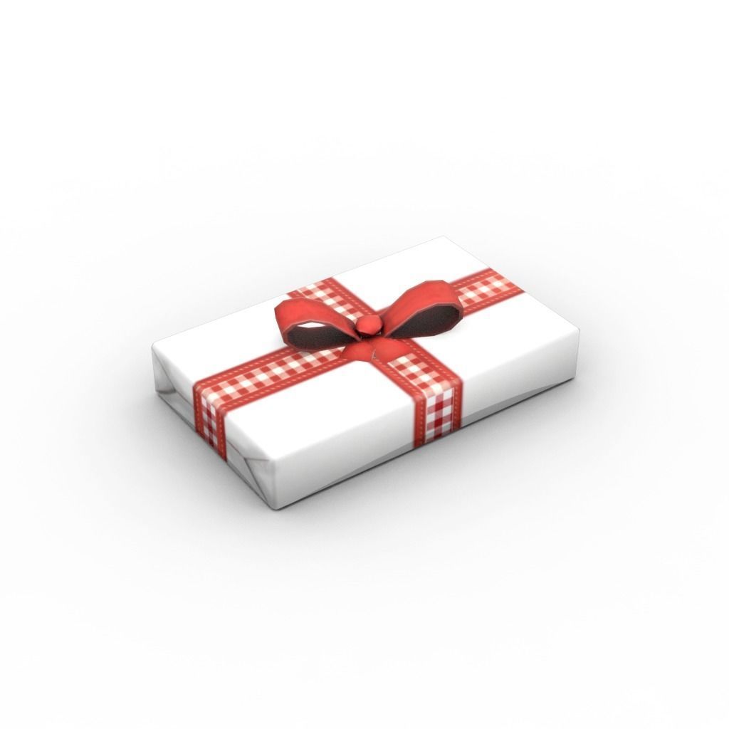 Gift Boxes Low-poly 3D model_15