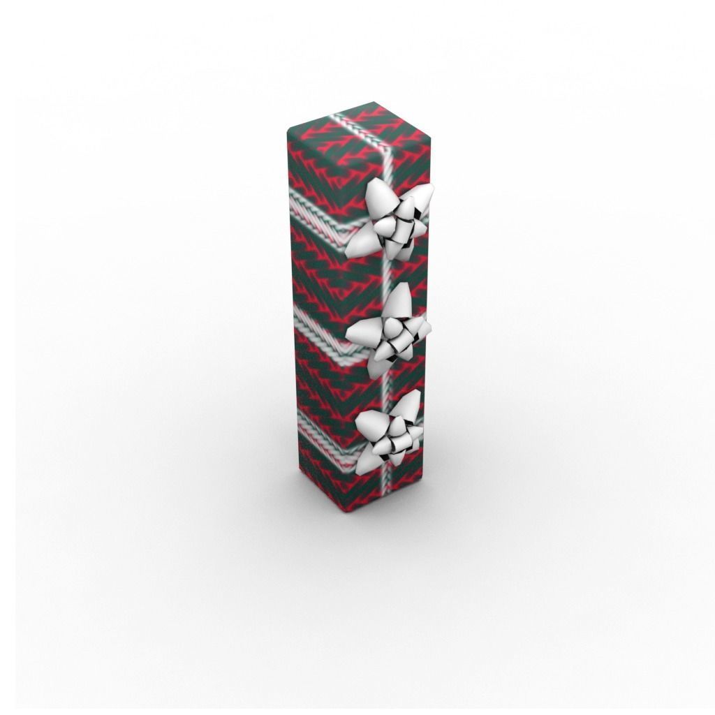 Gift Boxes Low-poly 3D model_13