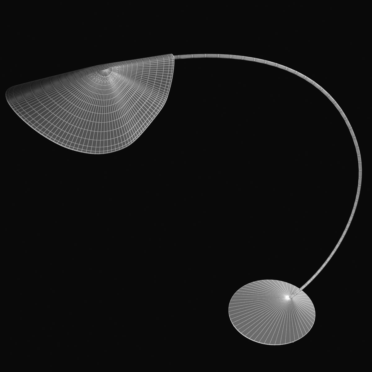 De Padova - Circle Floor Lamp 3D model_12