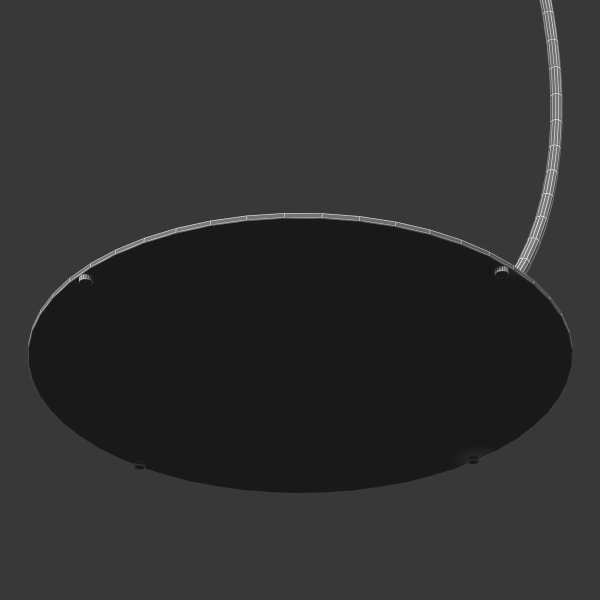 De Padova - Circle Floor Lamp 3D model_3