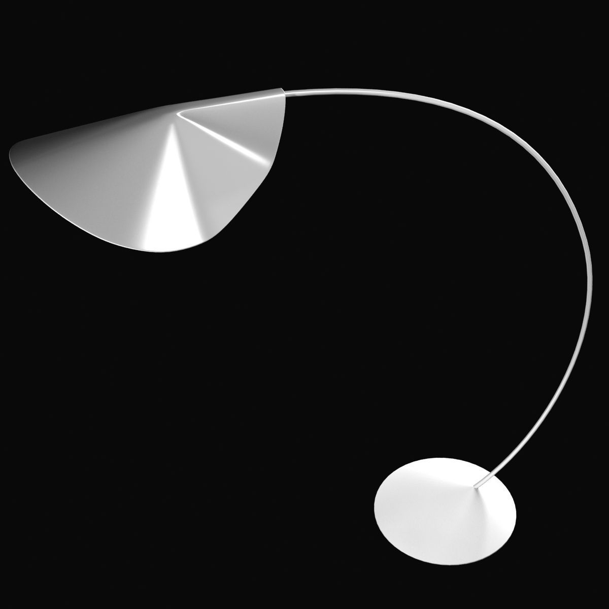 De Padova - Circle Floor Lamp 3D model_13