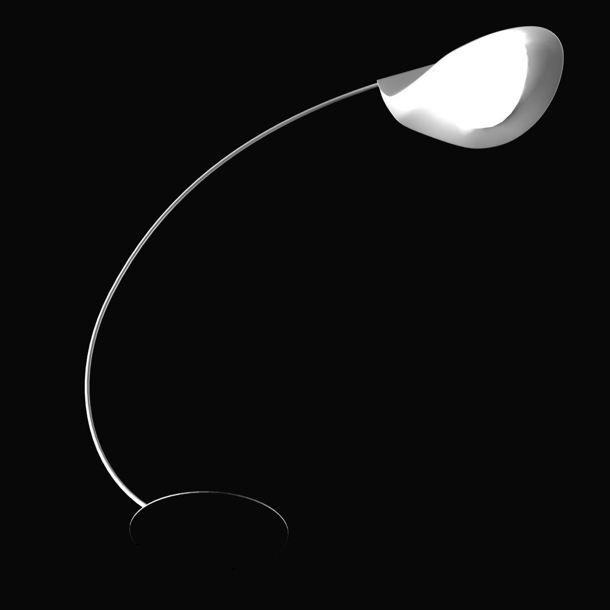 De Padova - Circle Floor Lamp 3D model_7