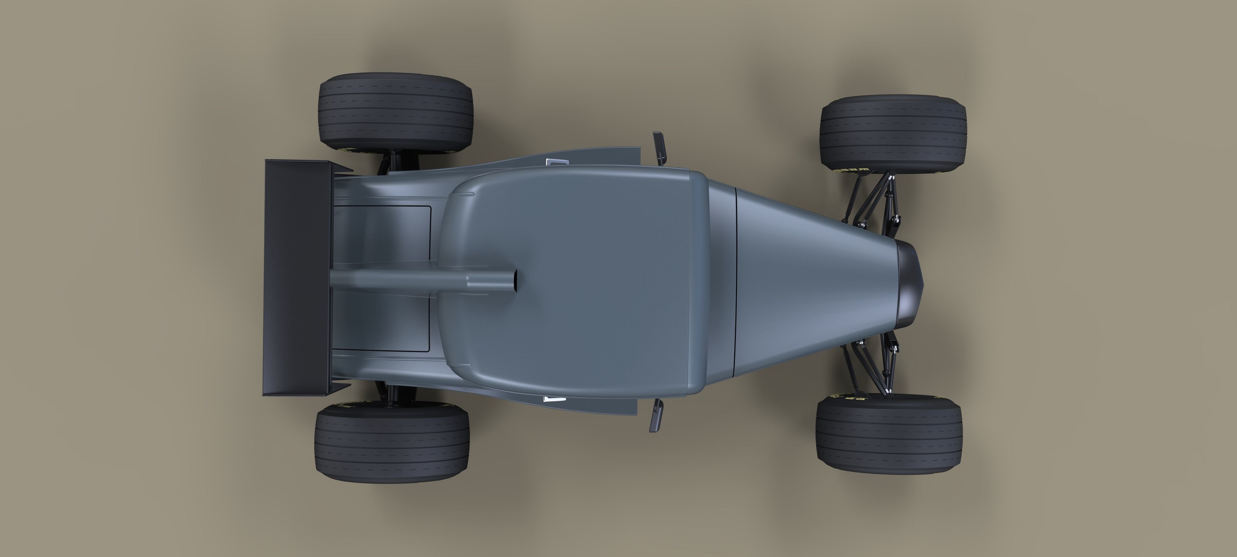 Hot rod Formula One 3D model_9