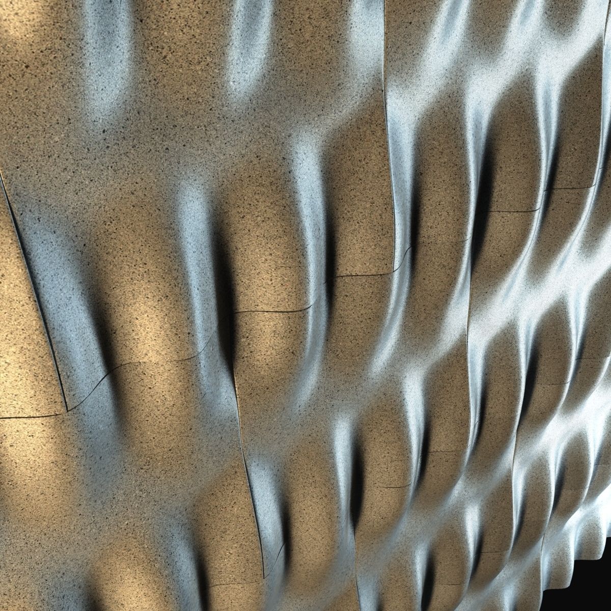 Lithos 3d Wall Tiles Tulle 3D model_8