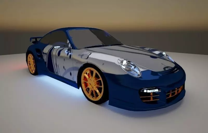 Porsche 911 3D model_0