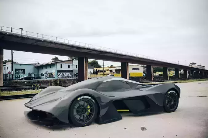 Aston Martin Valkyrie 2018 3d model 3D model