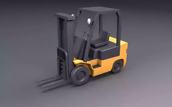 Forklift truck Free 3D model