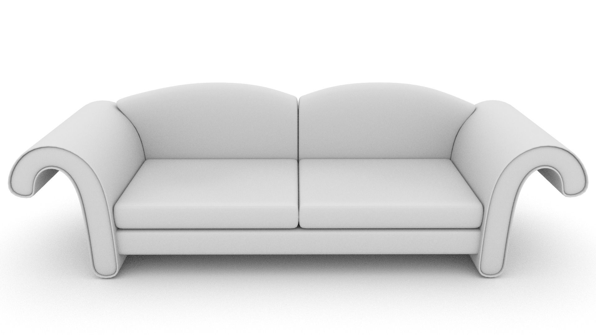 Style Sofa  Free 3D model_3