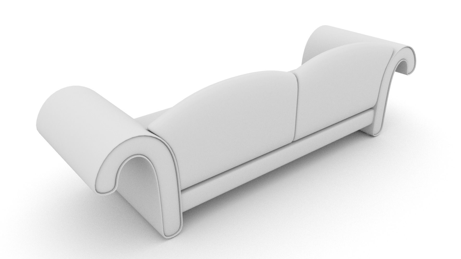 Style Sofa  Free 3D model_2