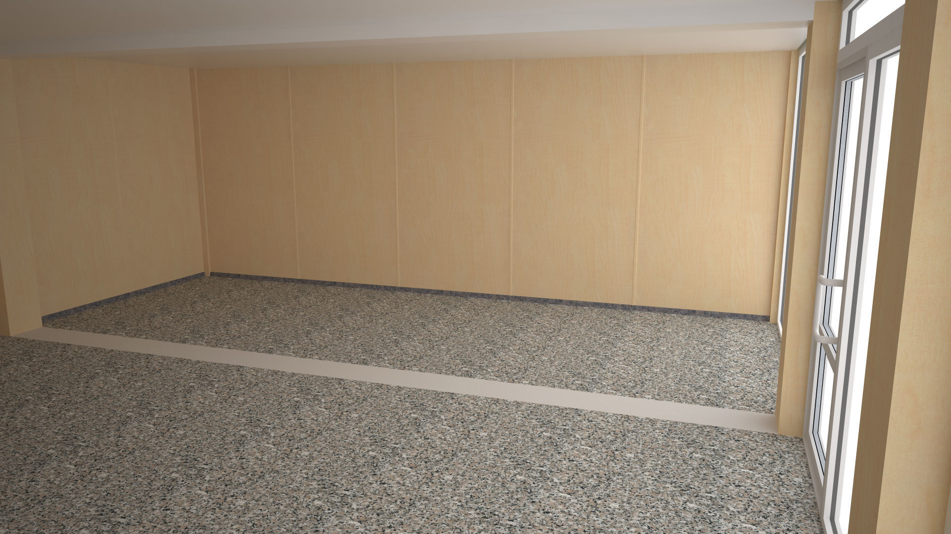 Modular building Mini mart  3D model_7