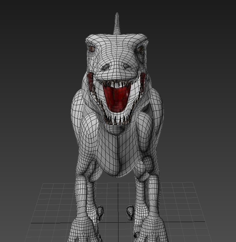 Velociraptor dinosaur 3D model_3