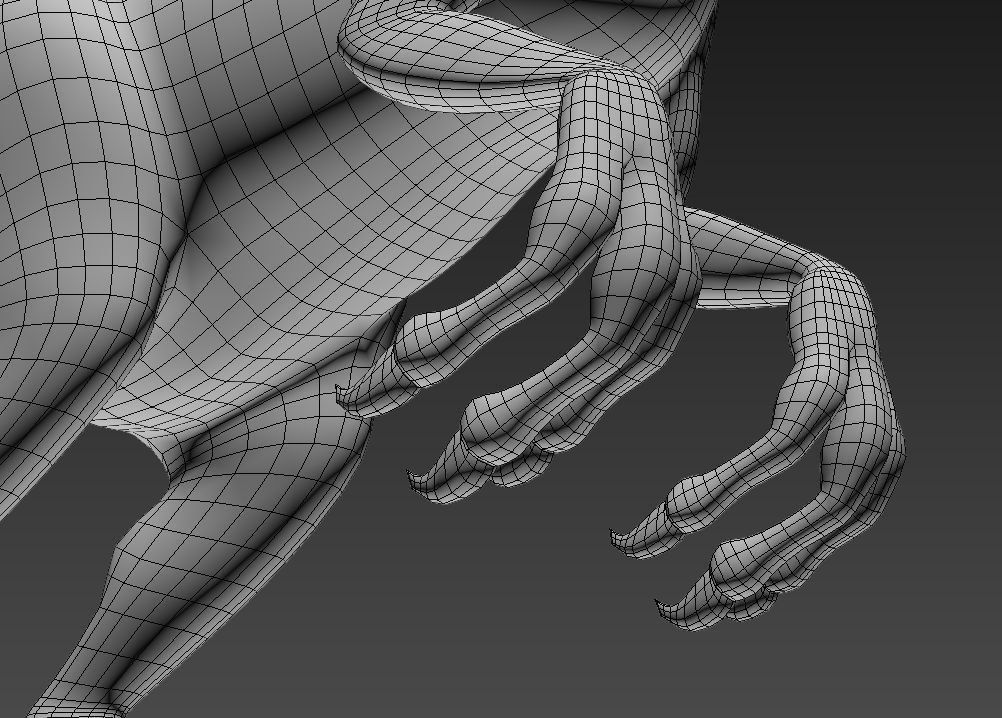 Velociraptor dinosaur 3D model_6