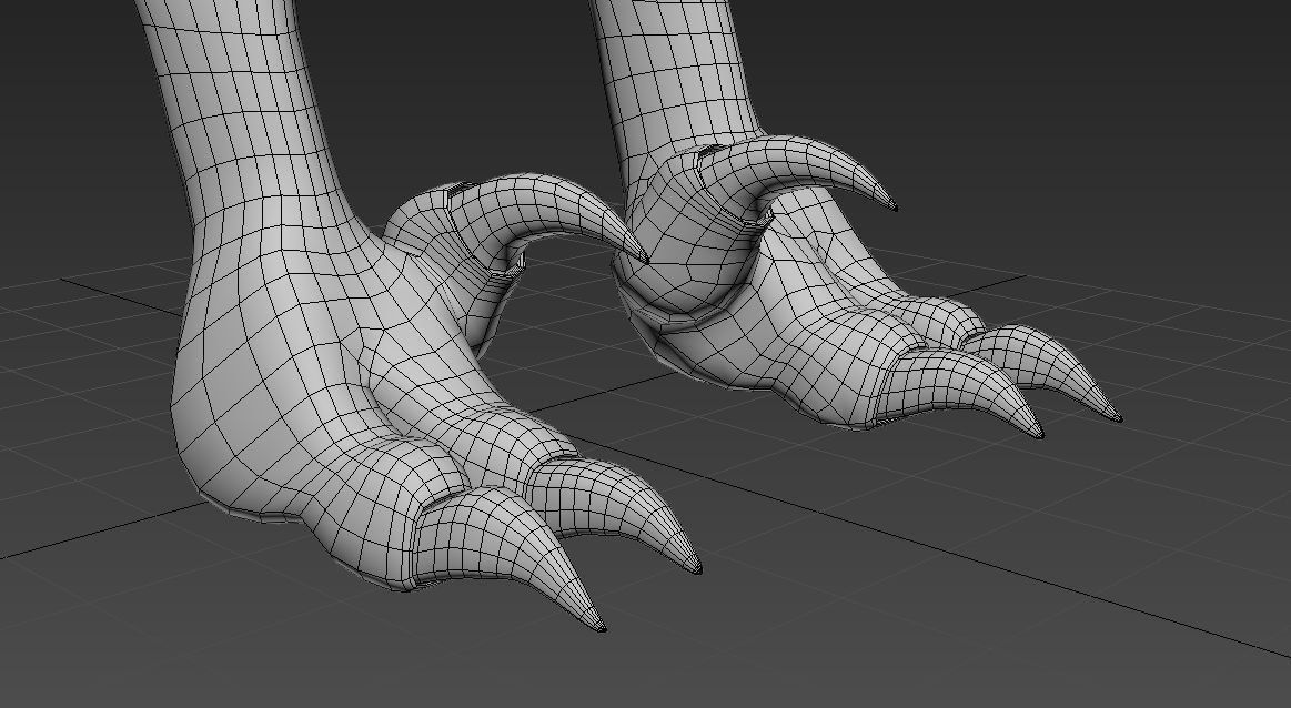 Velociraptor dinosaur 3D model_5