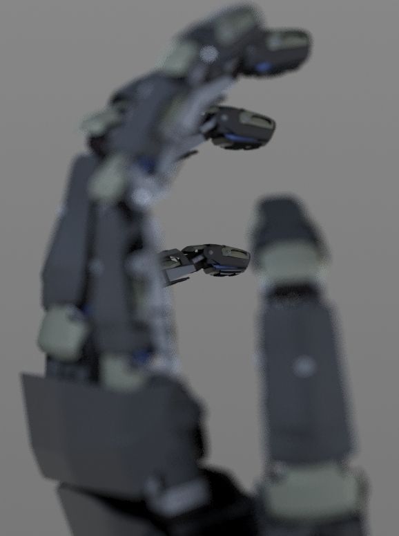 Robot Hand 3D model_8