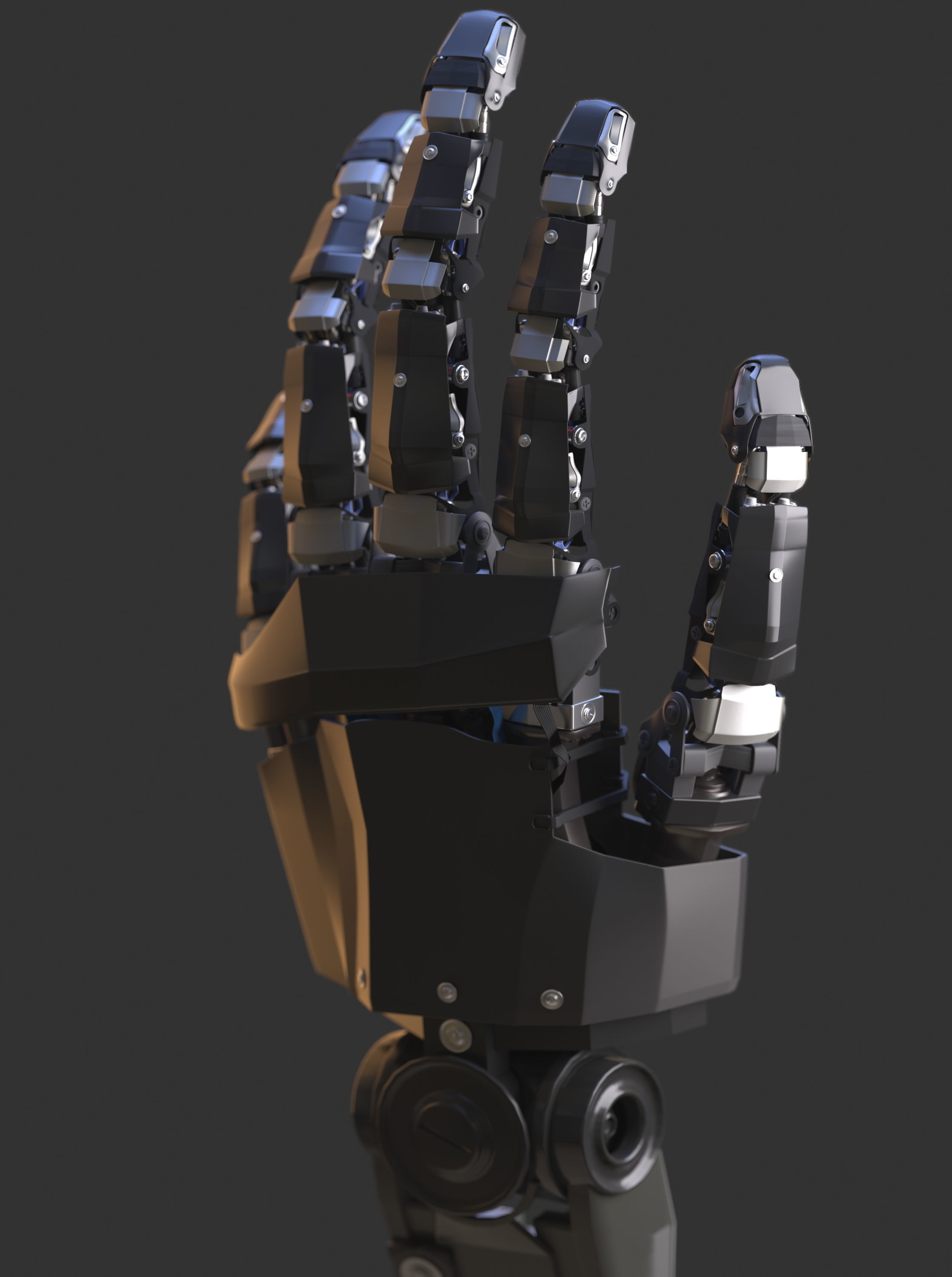 Robot Hand 3D model_0