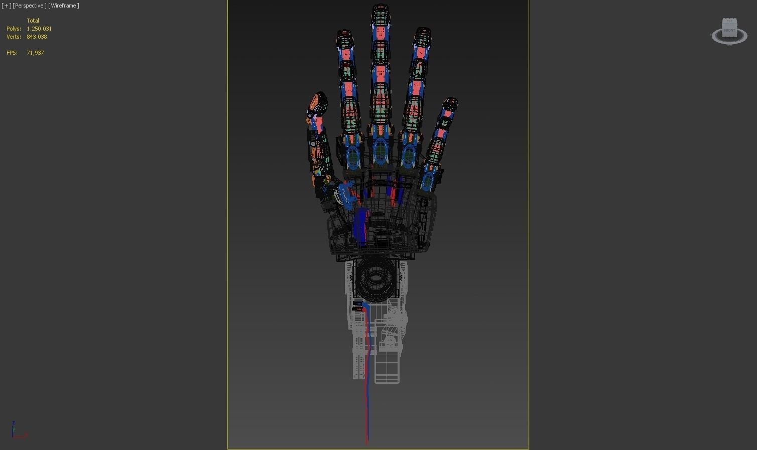 Robot Hand 3D model_14