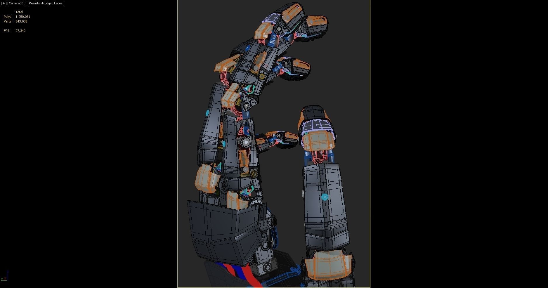 Robot Hand 3D model_22