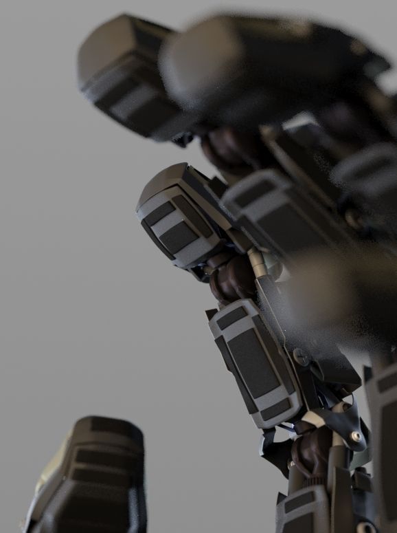 Robot Hand 3D model_6